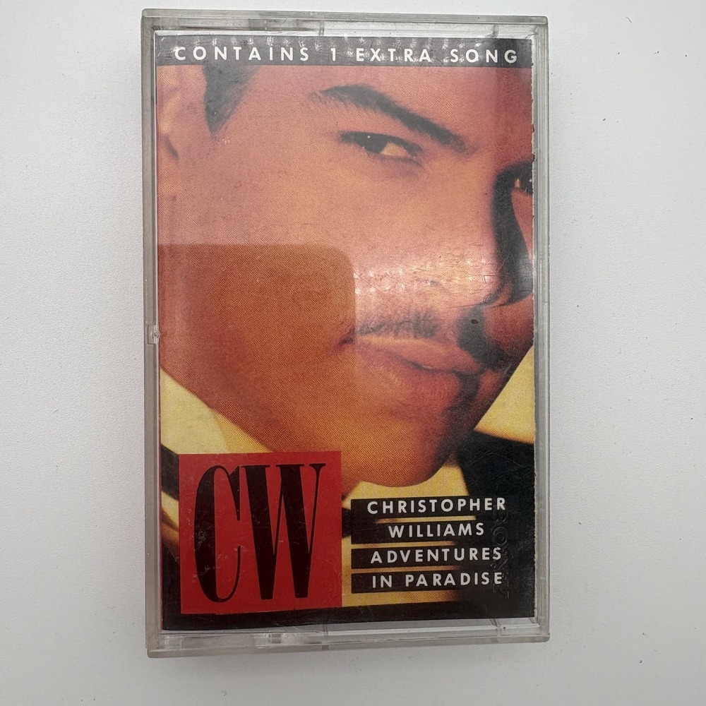 Vintage Christopher Williams Cassette Adventures‎ In Paradise R&B Album Music
